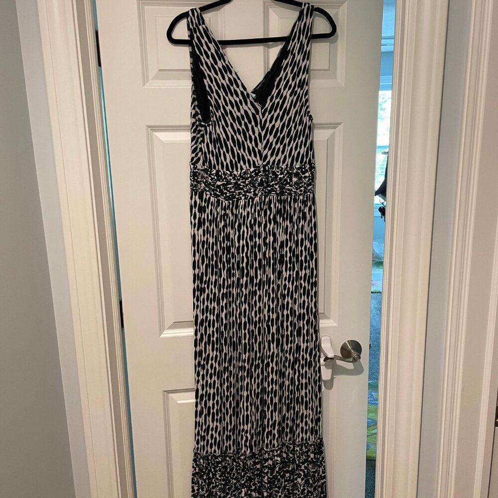 Plenty by Tracy Reese Maxi, Anthropologie - Black and White - Size L - Picture 4 of 6